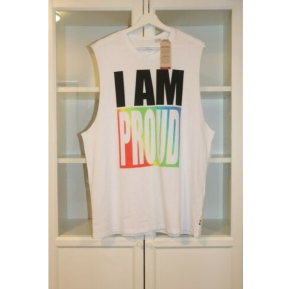 Levi's Pride Logo Tank - White - X Large - Picture 2 of 3